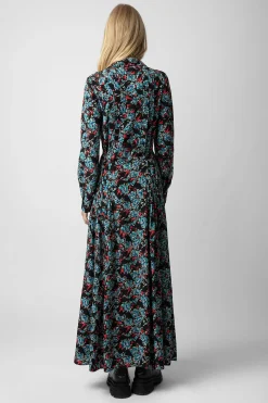 Zadig & Voltaire Robes Et Jupes^Robe En Soie A Strass Reward Thunder