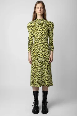Zadig & Voltaire Robes Et Jupes^Robe En Soie Leopard Racyl