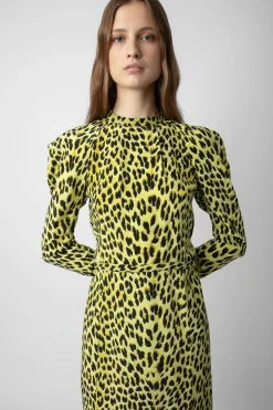 Zadig & Voltaire Robes Et Jupes^Robe En Soie Leopard Racyl