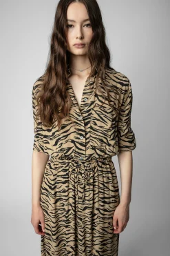 Zadig & Voltaire Robes Et Jupes^Robe Tigre Radiale
