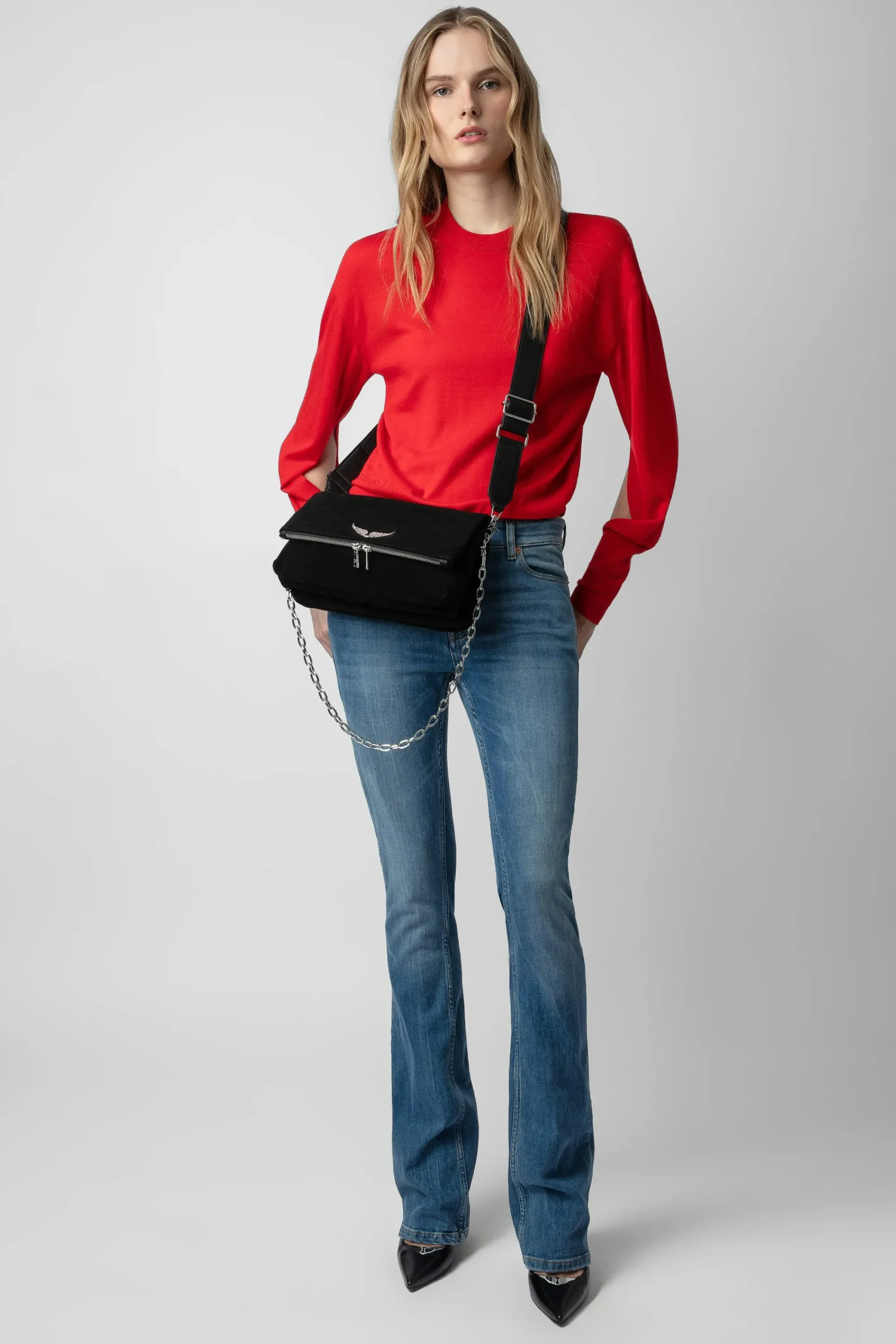 Zadig & Voltaire Sacs A Bandoulière^Sac En Daim Rocky