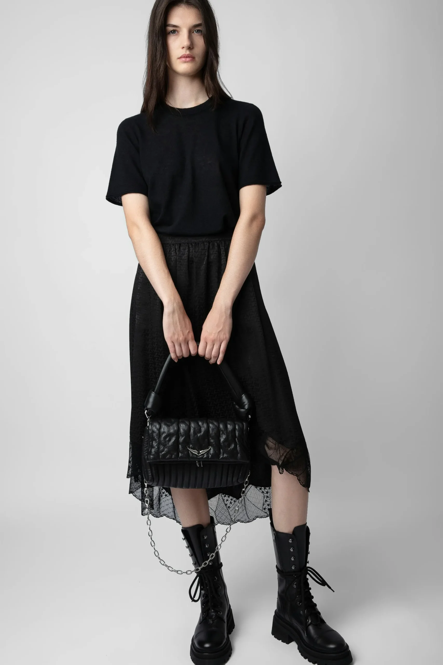 Zadig & Voltaire Sacs A Bandoulière^Sac Ombre En Tricot Rocky Eternal