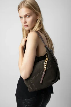 Zadig & Voltaire Sacs À Main^Sac Patchwork En Daim Le Cecilia