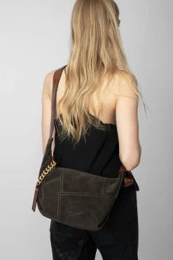 Zadig & Voltaire Sacs À Main^Sac Patchwork En Daim Le Cecilia
