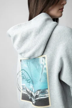 Zadig & Voltaire Sweat-Shirts^Sweat A Capuche A Imprime Photo Georgy Diamante