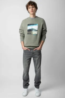 Zadig & Voltaire Sweat-Shirts^Sweat-Shirt A Imprime Photo Simba