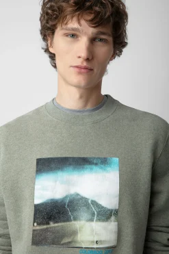 Zadig & Voltaire Sweat-Shirts^Sweat-Shirt A Imprime Photo Simba