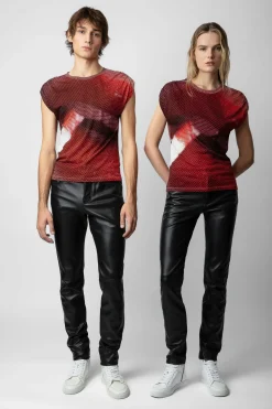 Zadig & Voltaire Unisexe^T-Shirt Adele Bouche