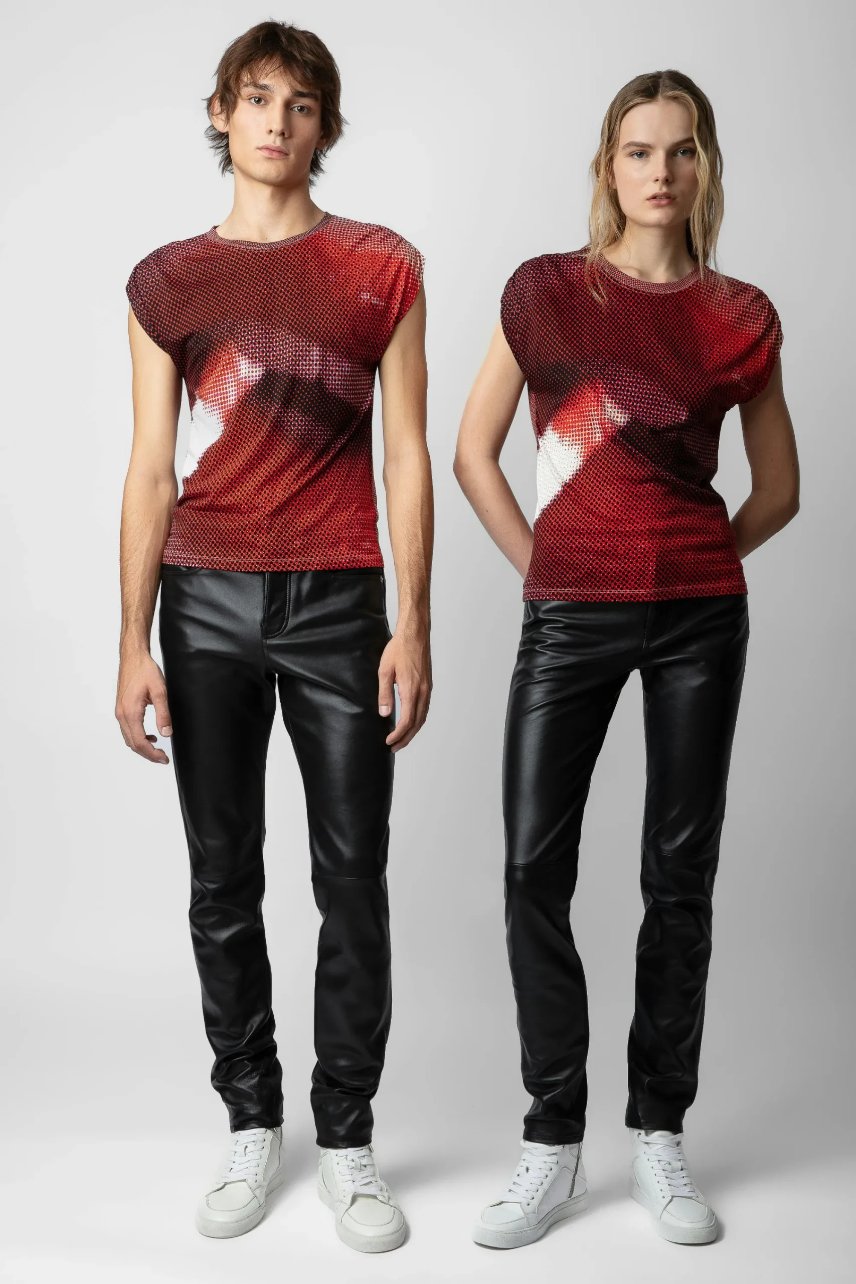 Zadig & Voltaire Unisexe^T-Shirt Adele Bouche