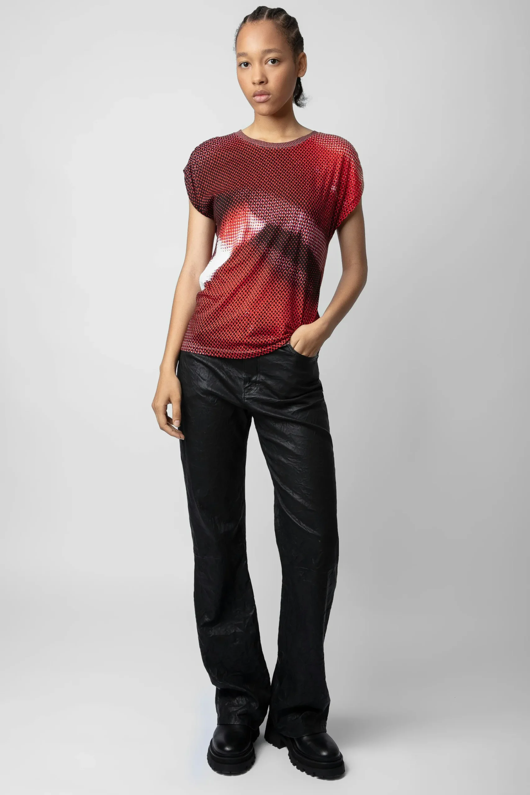 Zadig & Voltaire Unisexe^T-Shirt Adele Bouche