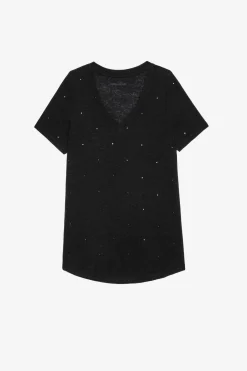 Zadig & Voltaire T-Shirts^T-Shirt En Lin A Pois Atia