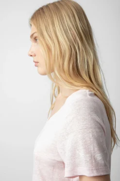 Zadig & Voltaire T-Shirts^T-Shirt En Lin Atia Wings