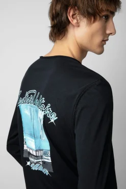 Zadig & Voltaire T-Shirts^T-Shirt Henley A Imprime Photo