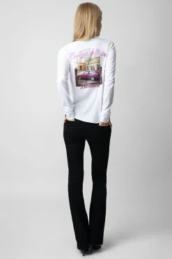 Zadig & Voltaire T-Shirts^T-Shirt Henley A Imprime Photo