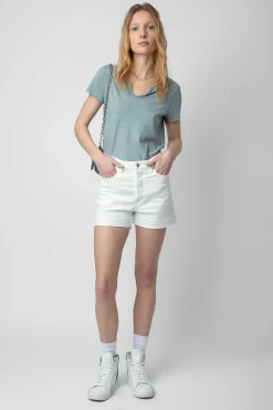 Zadig & Voltaire T-Shirts^T-Shirt Henley A Strass