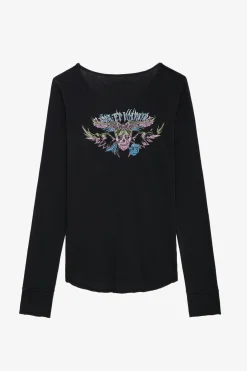 Zadig & Voltaire T-Shirts^T-Shirt Henley Ailes De Concert