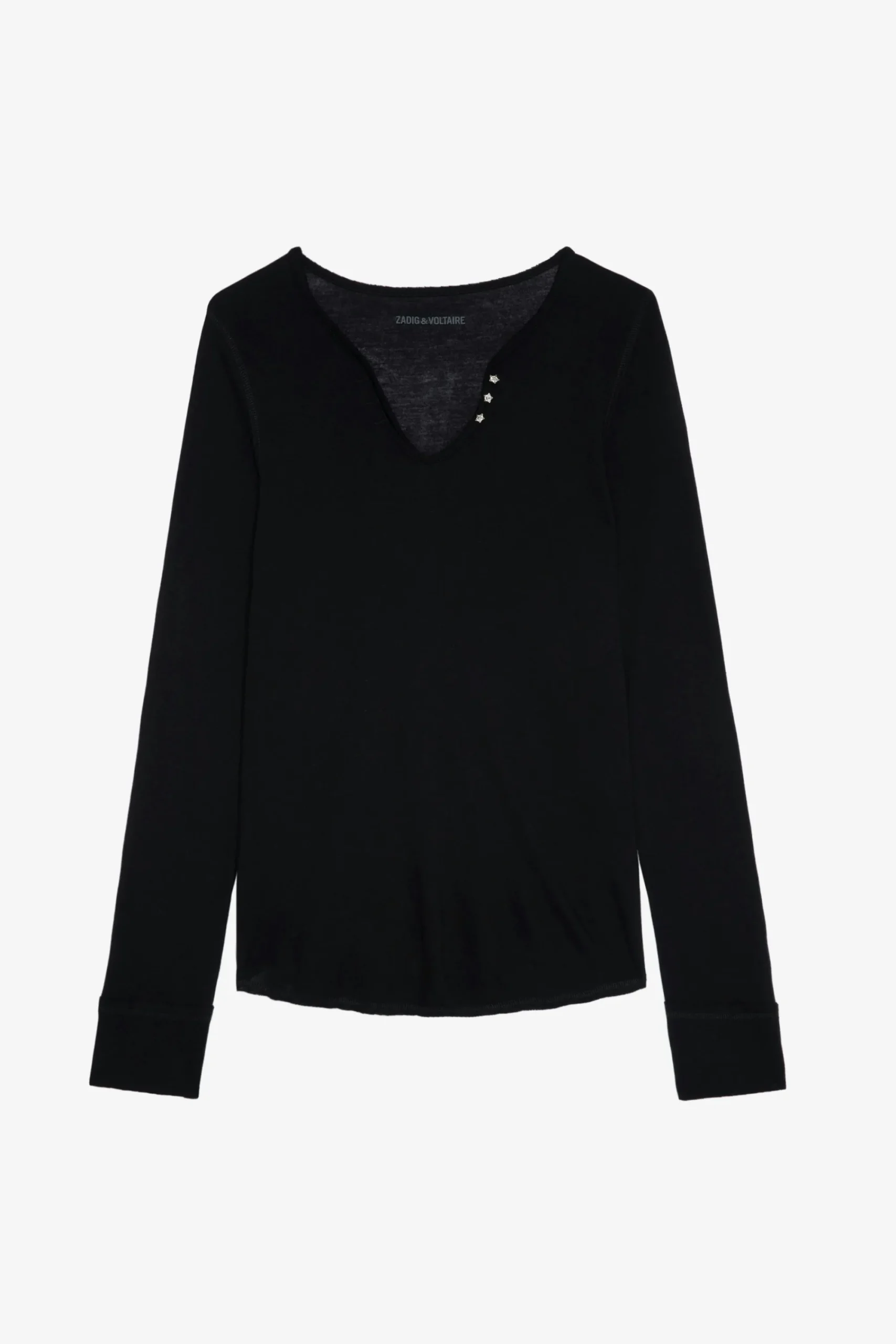 Zadig & Voltaire T-Shirts^T-Shirt Henley Bijoux