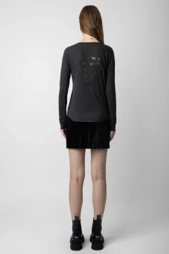 Zadig & Voltaire T-Shirts^T-Shirt Henley C'Est La Faute A Voltaire