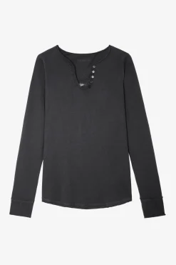 Zadig & Voltaire T-Shirts^T-Shirt Henley C'Est La Faute A Voltaire