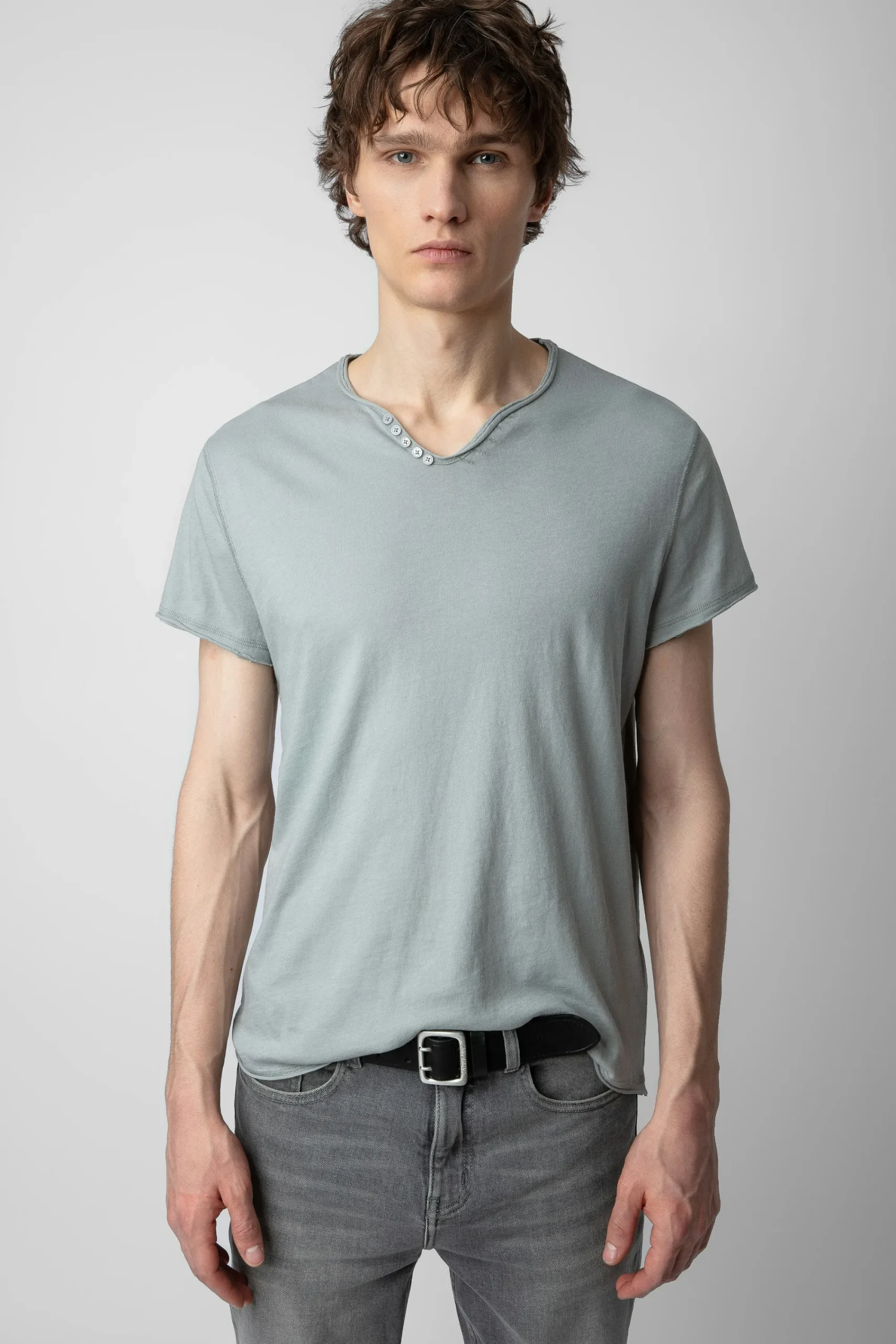 Zadig & Voltaire T-Shirts^T-Shirt Henley Fleche Monastir