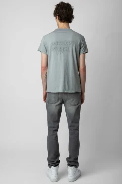 Zadig & Voltaire T-Shirts^T-Shirt Henley Fleche Monastir