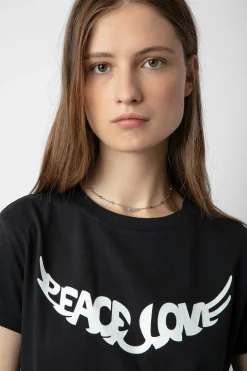 Zadig & Voltaire T-Shirts^T-Shirt Marcher Paix Et Amour