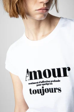 Zadig & Voltaire T-Shirts^T-Shirt Skinny Amour Toujours