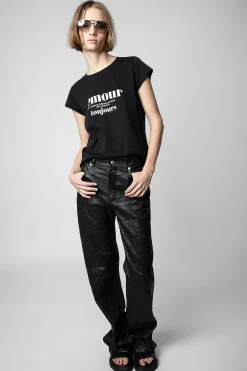 Zadig & Voltaire T-Shirts^T-Shirt Skinny Amour Toujours