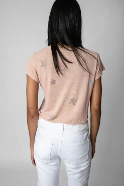 Zadig & Voltaire T-Shirts^T-Shirt Skinny Etoiles Strass