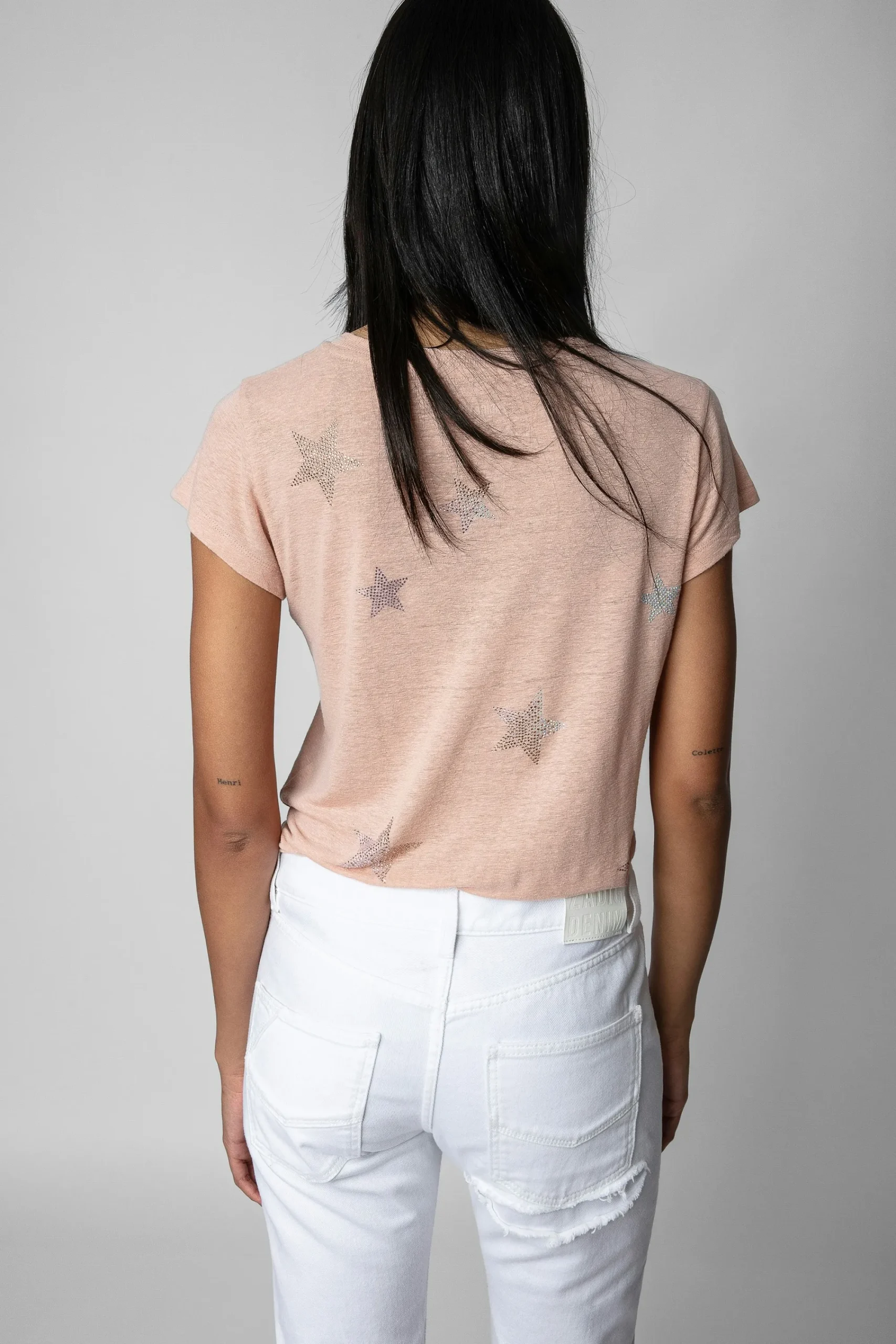 Zadig & Voltaire T-Shirts^T-Shirt Skinny Etoiles Strass