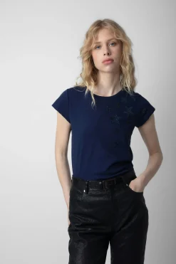 Zadig & Voltaire T-Shirts^T-Shirt Skinny Etoiles Strass