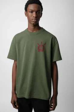 Zadig & Voltaire T-Shirts^T-Shirt Tete De Mort En Peluche