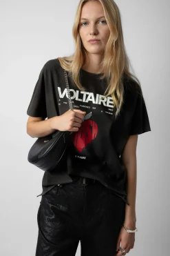 Zadig & Voltaire T-Shirts^T-Shirt Tommer Concert Crush Diamante