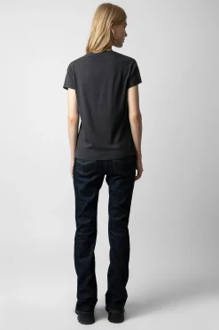 Zadig & Voltaire T-Shirts^T-Shirt Walk Peace & Love Strass