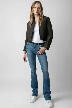 Zadig & Voltaire Manteaux Et Vestes^Veste En Cuir Bunta