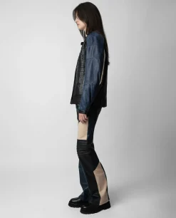 Zadig & Voltaire Unisexe^Veste En Cuir De Motard Tardif