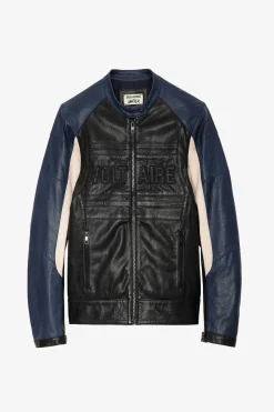Zadig & Voltaire Unisexe^Veste En Cuir De Motard Tardif