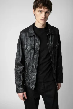 Zadig & Voltaire Manteaux Et Vestes^Veste En Cuir Froisse