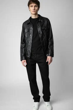 Zadig & Voltaire Manteaux Et Vestes^Veste En Cuir Froisse