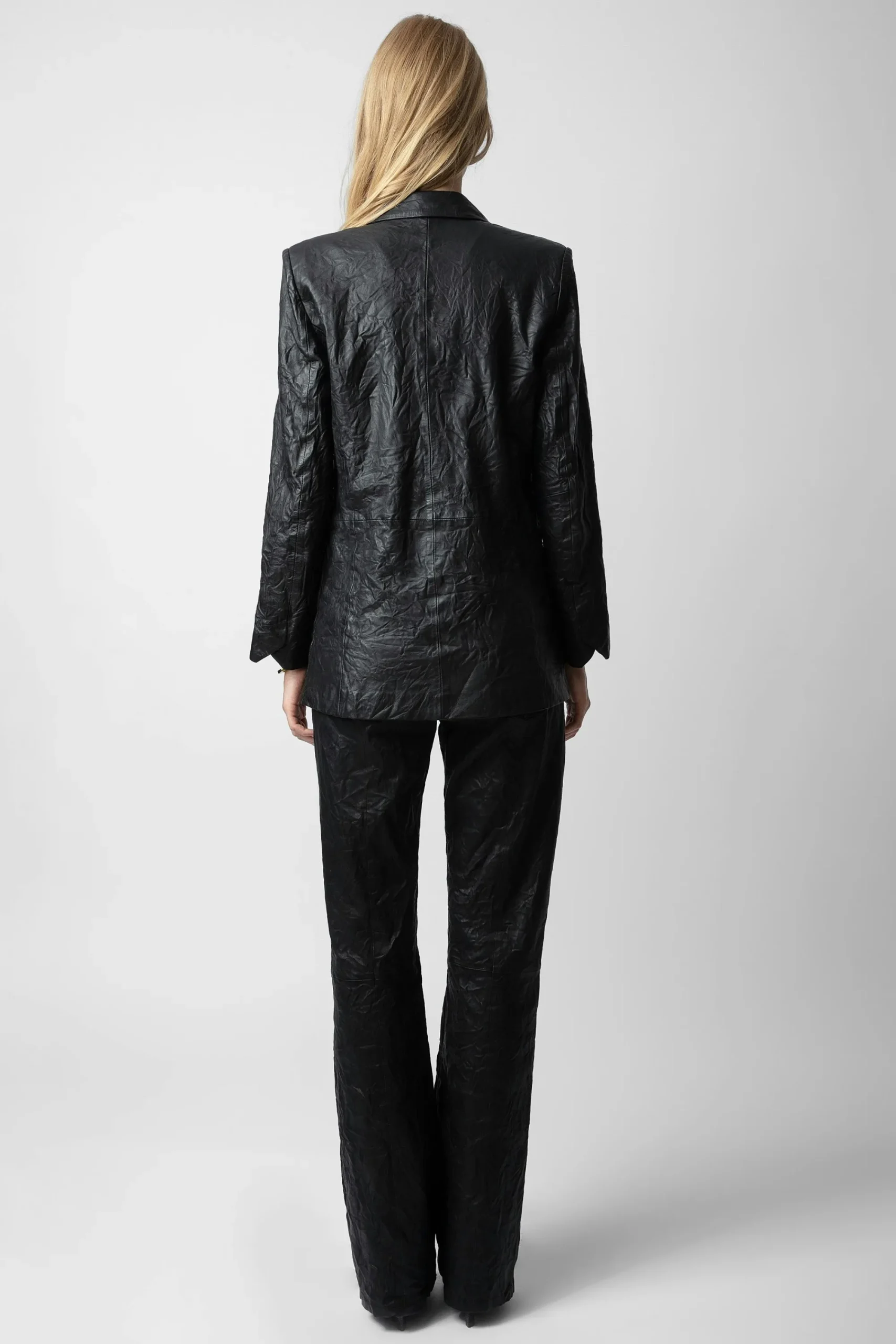 Zadig & Voltaire Vestes^Veste En Cuir Froisse Visco