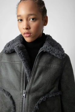 Zadig & Voltaire Manteaux Et Vestes^Veste En Cuir Kady