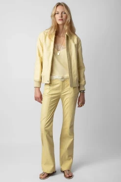 Zadig & Voltaire Manteaux Et Vestes^Veste En Cuir Kaia