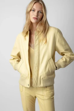 Zadig & Voltaire Manteaux Et Vestes^Veste En Cuir Kaia