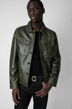 Zadig & Voltaire Manteaux Et Vestes^Veste En Cuir Lasso