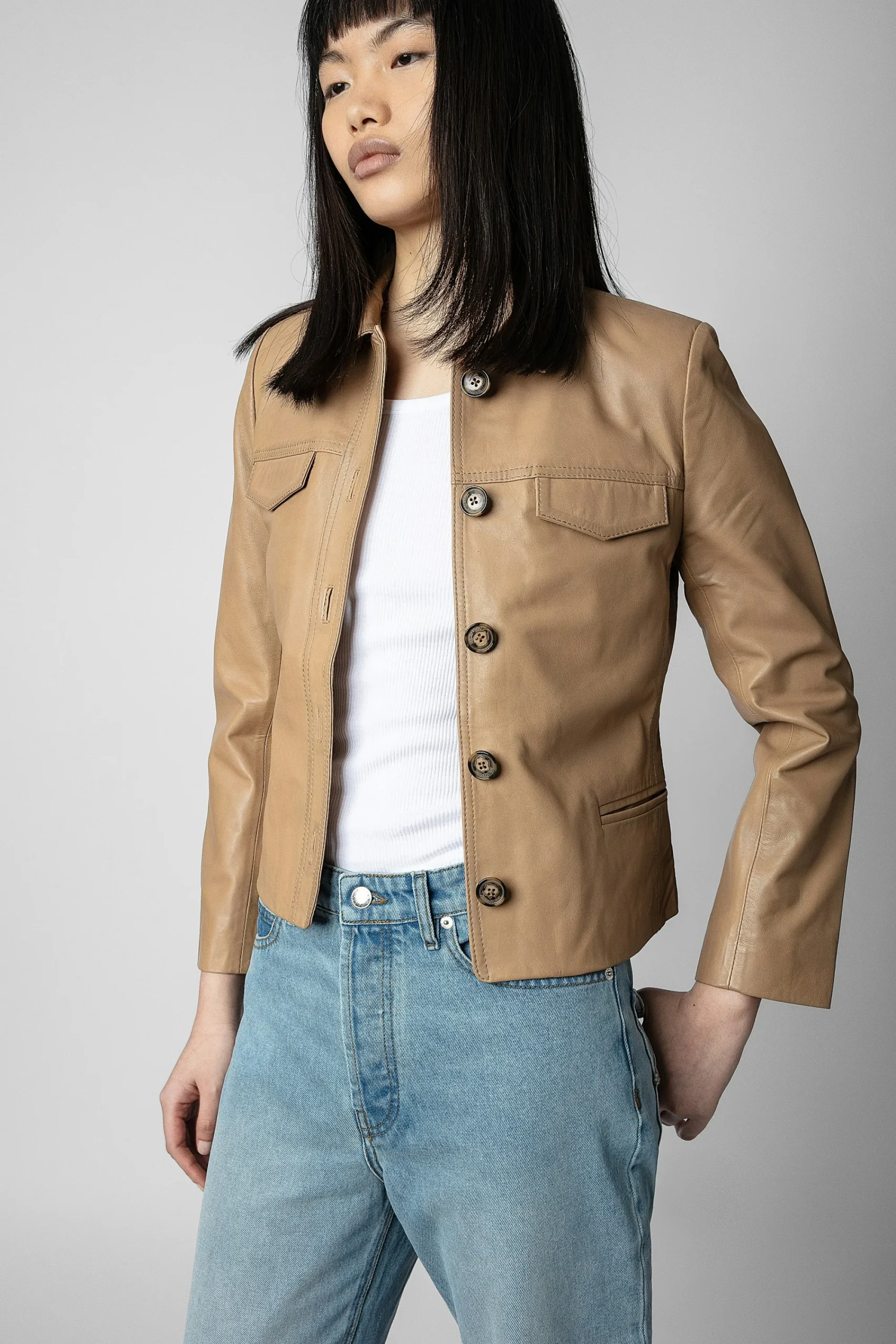 Zadig & Voltaire Manteaux Et Vestes^Veste En Cuir Liam