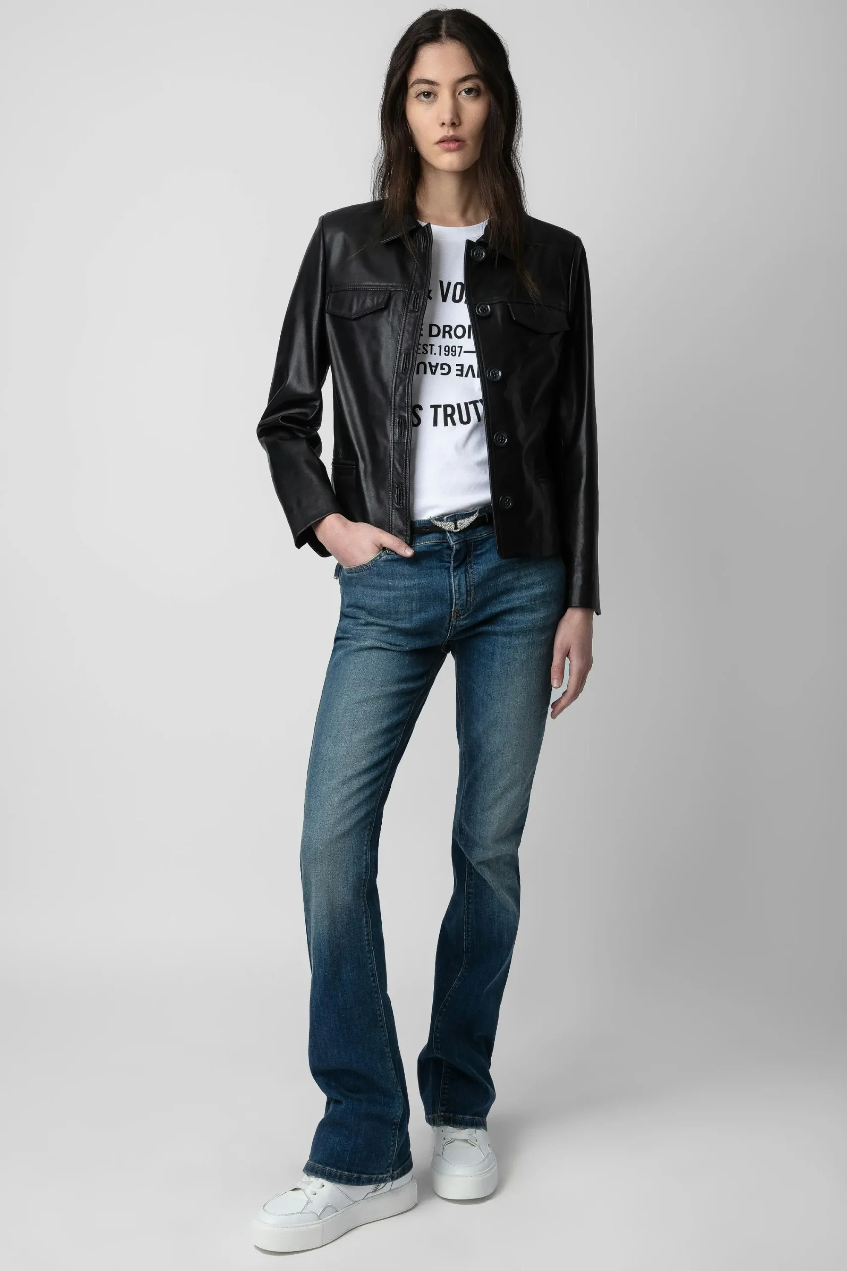 Zadig & Voltaire Manteaux Et Vestes^Veste En Cuir Liam