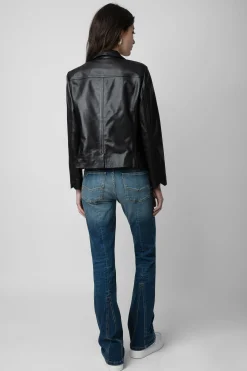 Zadig & Voltaire Manteaux Et Vestes^Veste En Cuir Liam