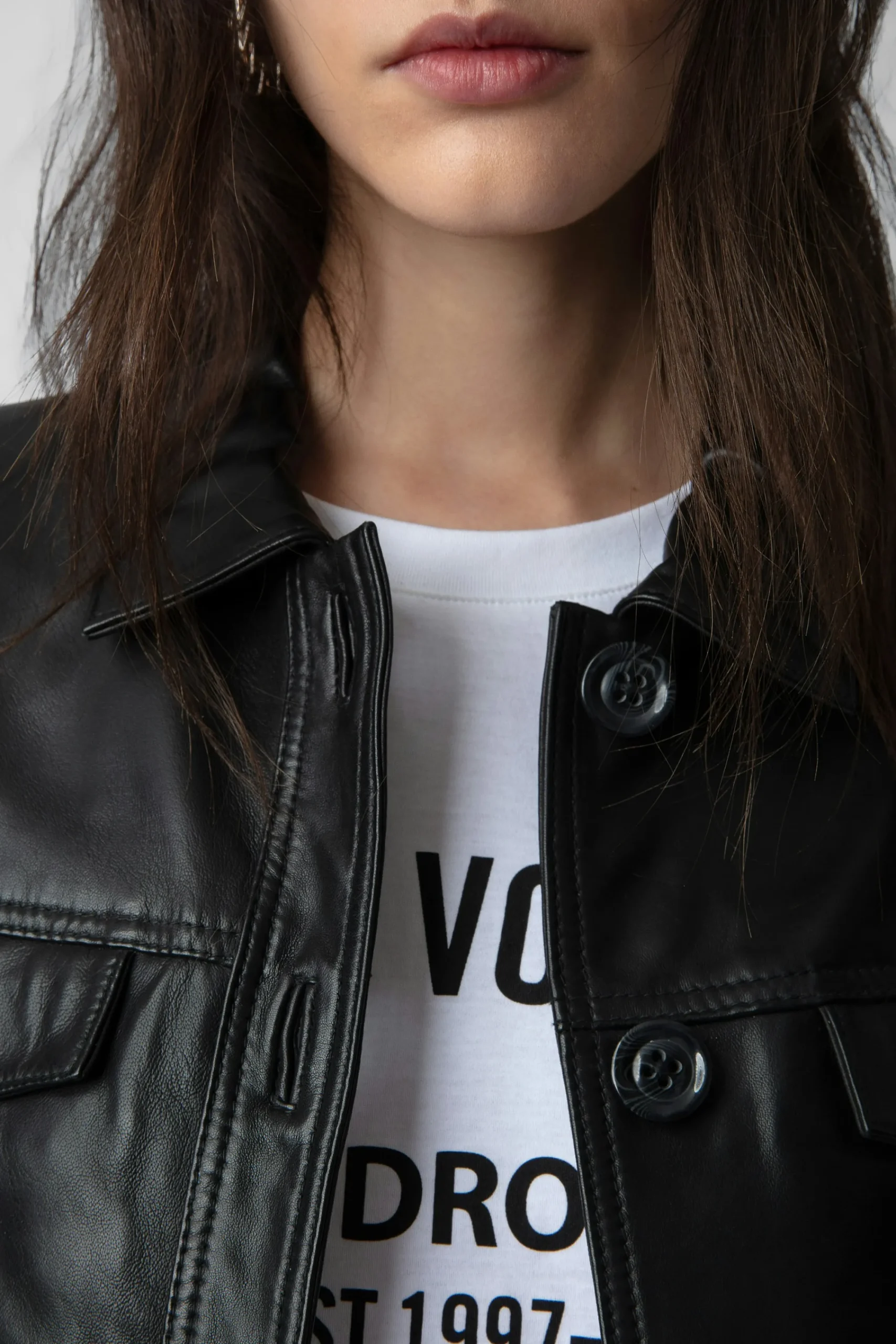 Zadig & Voltaire Manteaux Et Vestes^Veste En Cuir Liam