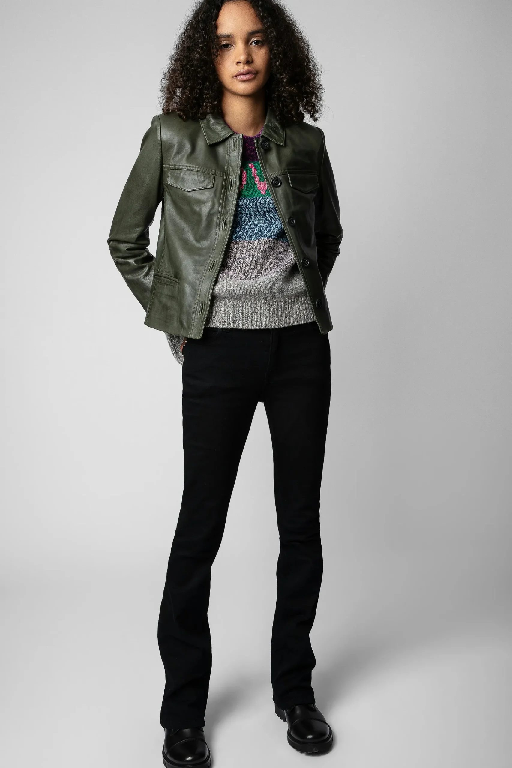 Zadig & Voltaire Manteaux Et Vestes^Veste En Cuir Liam