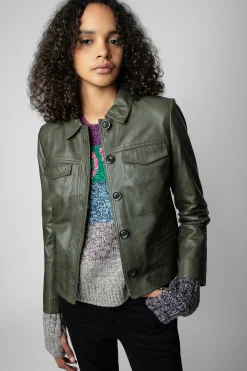 Zadig & Voltaire Manteaux Et Vestes^Veste En Cuir Liam